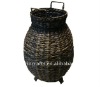 Decorative seagrass flower vase