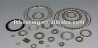 Thrust roller bearing with flat seat