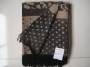 Acrylic Jacquard throw blanket