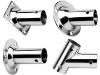 Fish rod holder chrome plated