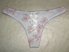 ladies'cotton panty hipster lace tc