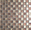 gold leaf glass mosaic