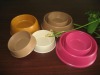 biodegradable eco bamboo fiber pet bowl