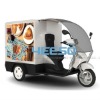 Scooter advertising trailer,mobile pizza advertising lightbox