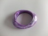 Delicate resin purple bracelet