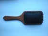 Wooden hair brush