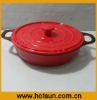 New Multi-color Oval Flame Top Ceramic Braiser 1A590