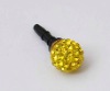 2012 New Hot Sale Top design dust-proof plug for phone,fashion jewelry,fashion dust-proof for phone