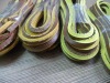 Cow leather leather shoelaces