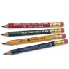 3.5inch mini black lead pencil end with eraser