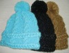 children cable pom winter hat