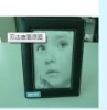 latest design rectangle pu photo frame