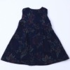 2012 pretty black sleeveless timeless design princess dress,European material,kids wear