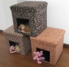 foldable pet house ottoman