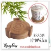 bamboo coaster with holder