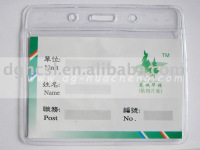 CLEAR PVC CARD HOLDER