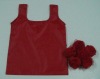 rose shape folding shopping bag