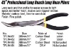 45 degree professional long reach long nose pliers