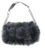 Women Fashion Genuine Rabbit Fur Handbag