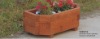 wooden flower planter