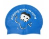 fashion silicone cap for swim/fashion swim cap