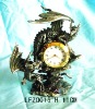 metal dinosour clock craft LFZ0015