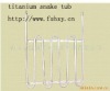 titanium snake tube for galvanization