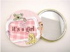 75MM Diameter Tin Material Advertising Mirror