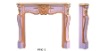 PT8012 Classic Hand Carved Fireplace Mantel