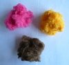 polyester staple fiber, colored