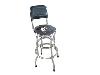 Swivel Stool With Backrest