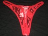 ladies'cotton panty hipster lace tc