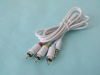 3RCA to 3.5mm stereo plug av cable assembly