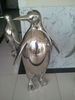 Urban decorative penguin Stainless steel sculpture