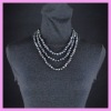 Long pearl necklace costume jewelry SWN68