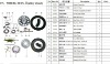 Three wheeler motorcycle parts ( wheel ,Jack,wheel cover)