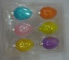 Easter glass eggs