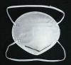 Protective FFP3 face mask cone type without valve