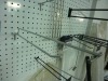 Pegboard chrome single hooks