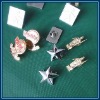 different custom metal pin badges