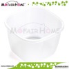 Kitchenware transparent plastic square bowls