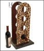 Leather Wine Bottle Rack