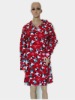 ladies fleece pyjamas of 100% polyester printed polar fleece