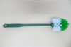 Plastic toilet cleaner brush