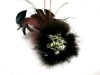 fashion feather brooch