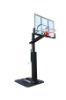 Height adjustable basketball stand