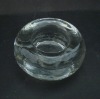 Glass candle holder