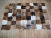 the natural brown goatskin carpet