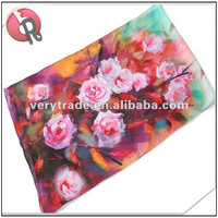 digital print silk scarf