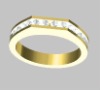 gold rings,inlay clear austria crystal high polish jewelry accessories finger rings DH-FR1